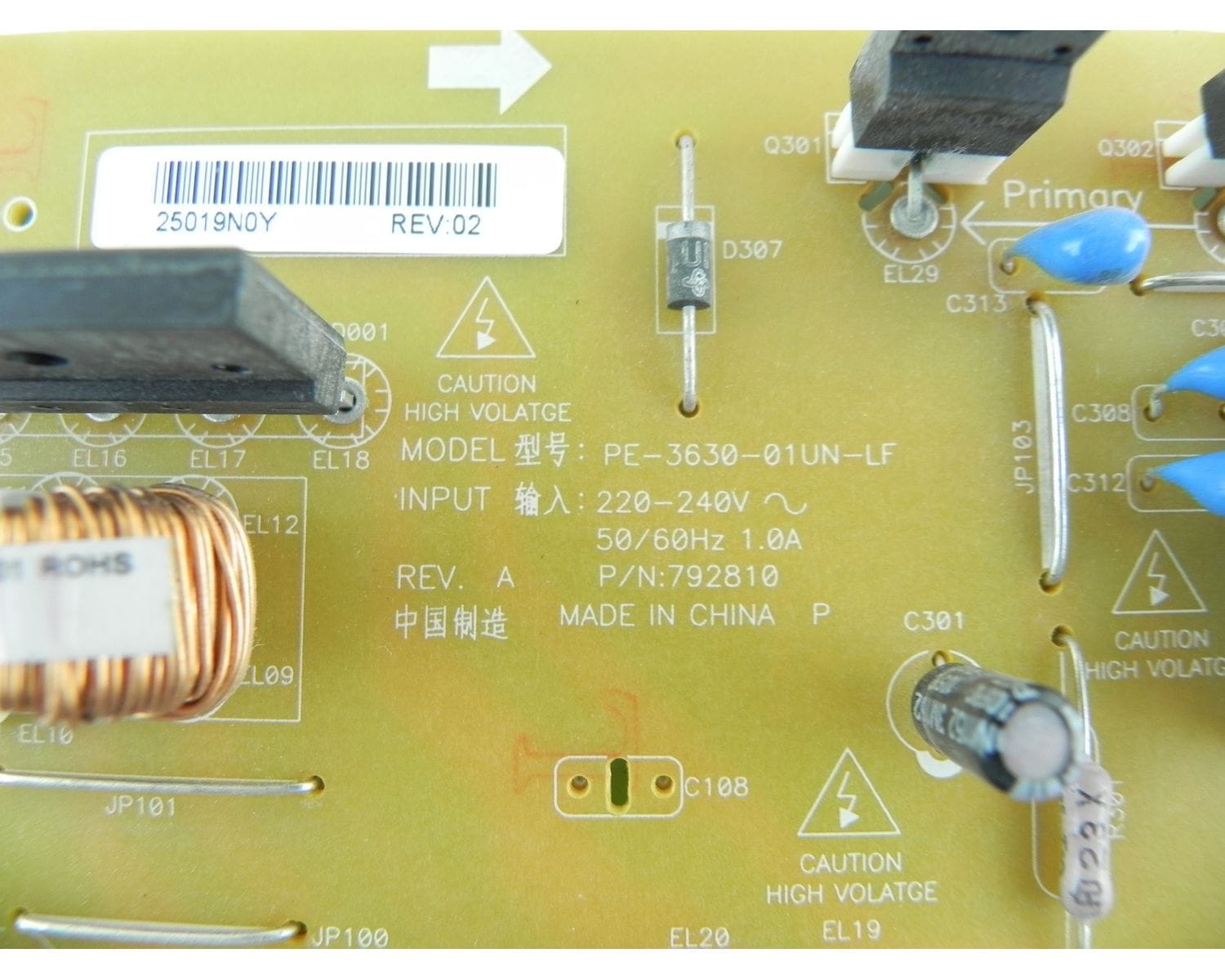 Блок питания pe 3630 01un lf схема