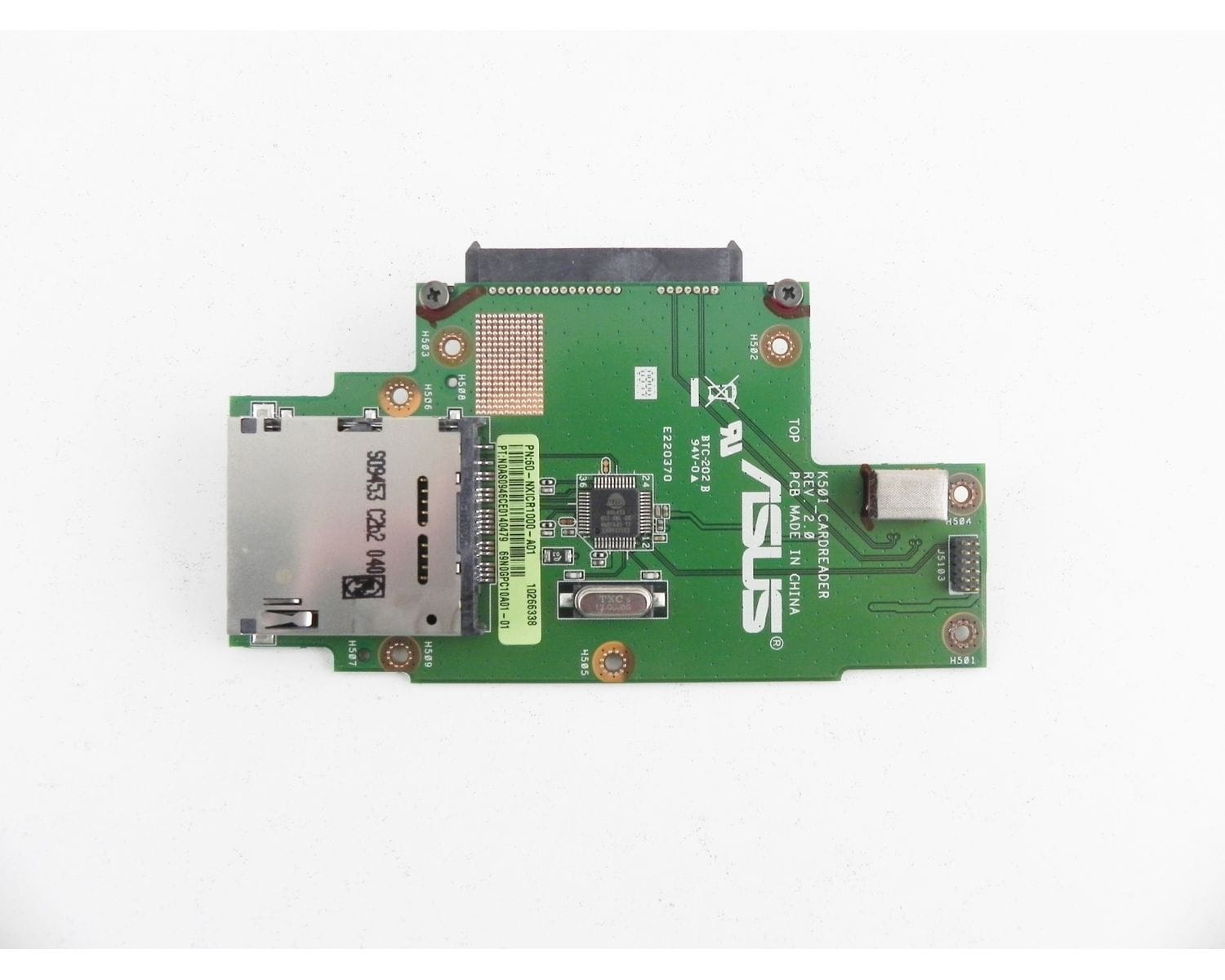 Asus P50IJ плата картридера и разъема SATA 60-NXICR1000-A01