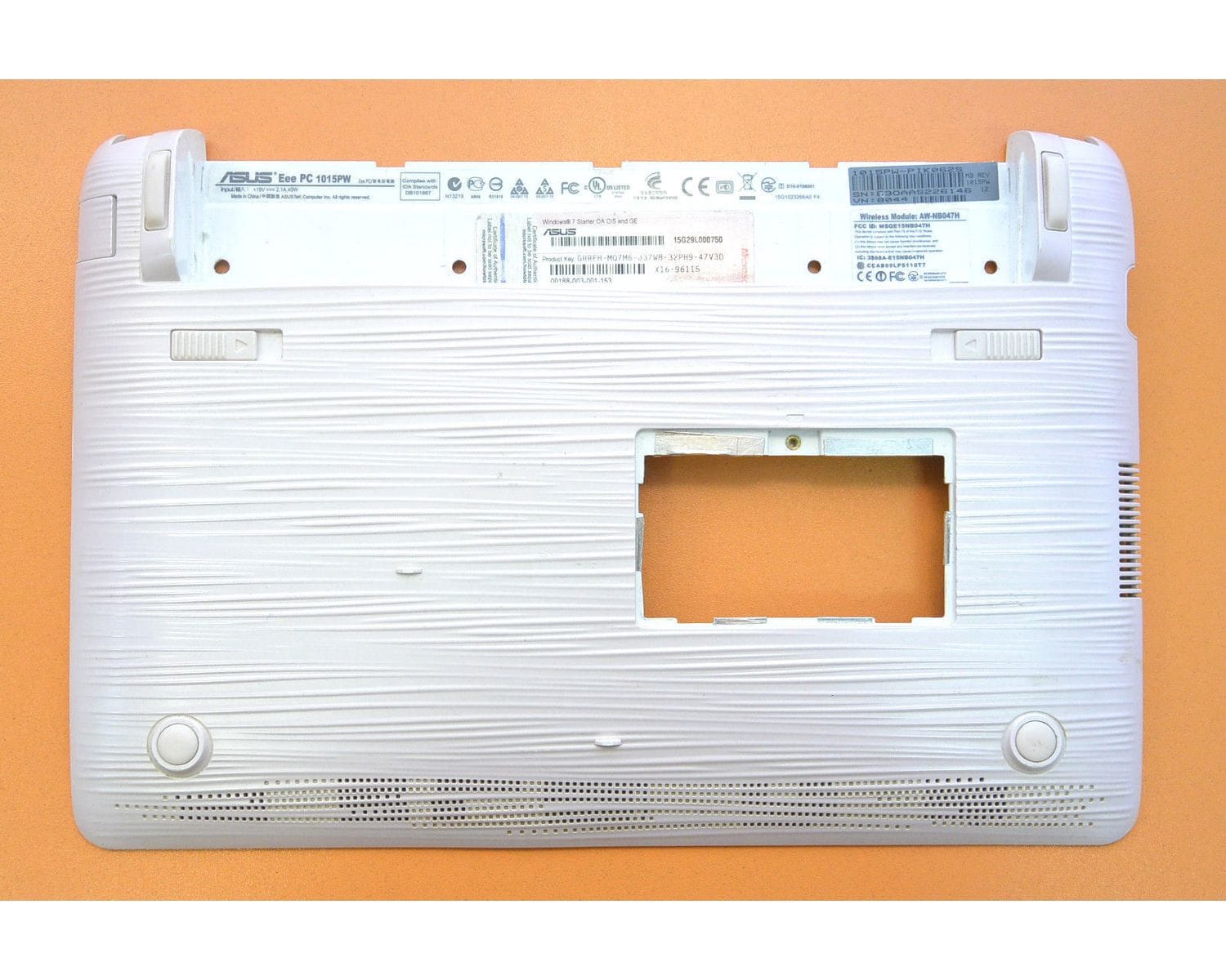 ASUS Eee PC 1015PW Поддон, нижняя часть корпуса ноутбука Case 13NA-39A0F01