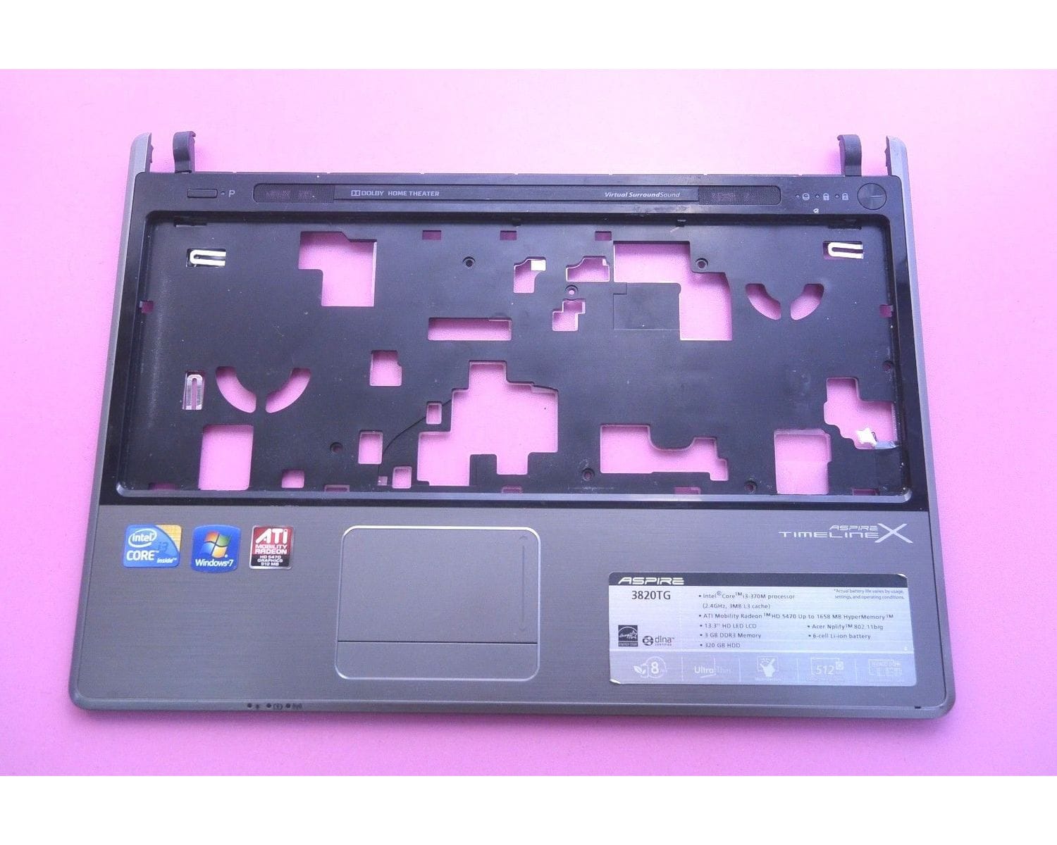 Acer Aspire TimelineX 3820T 13.3" Крышка Палмрест, Тачпад без клавиатуры 604HL27004