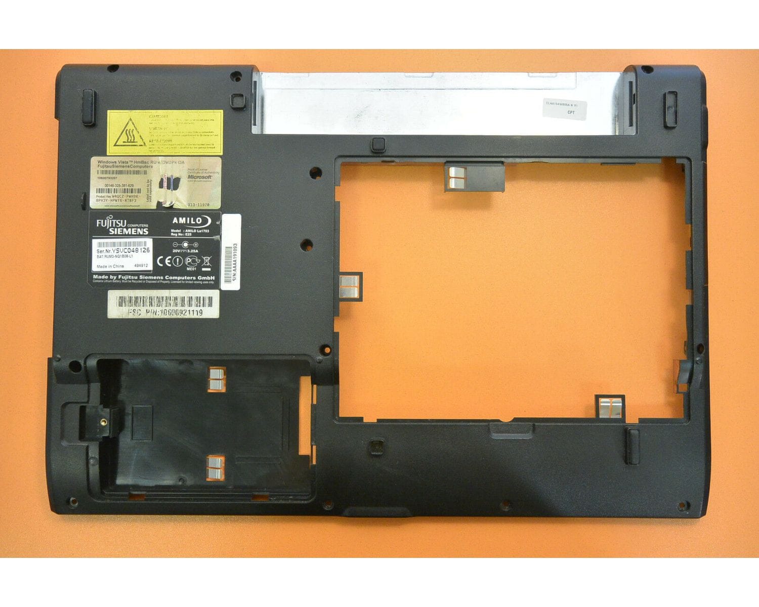 Fujitsu Siemens Amilo La1703 Поддон, нижняя часть корпуса ноутбука Case 6051B009730X