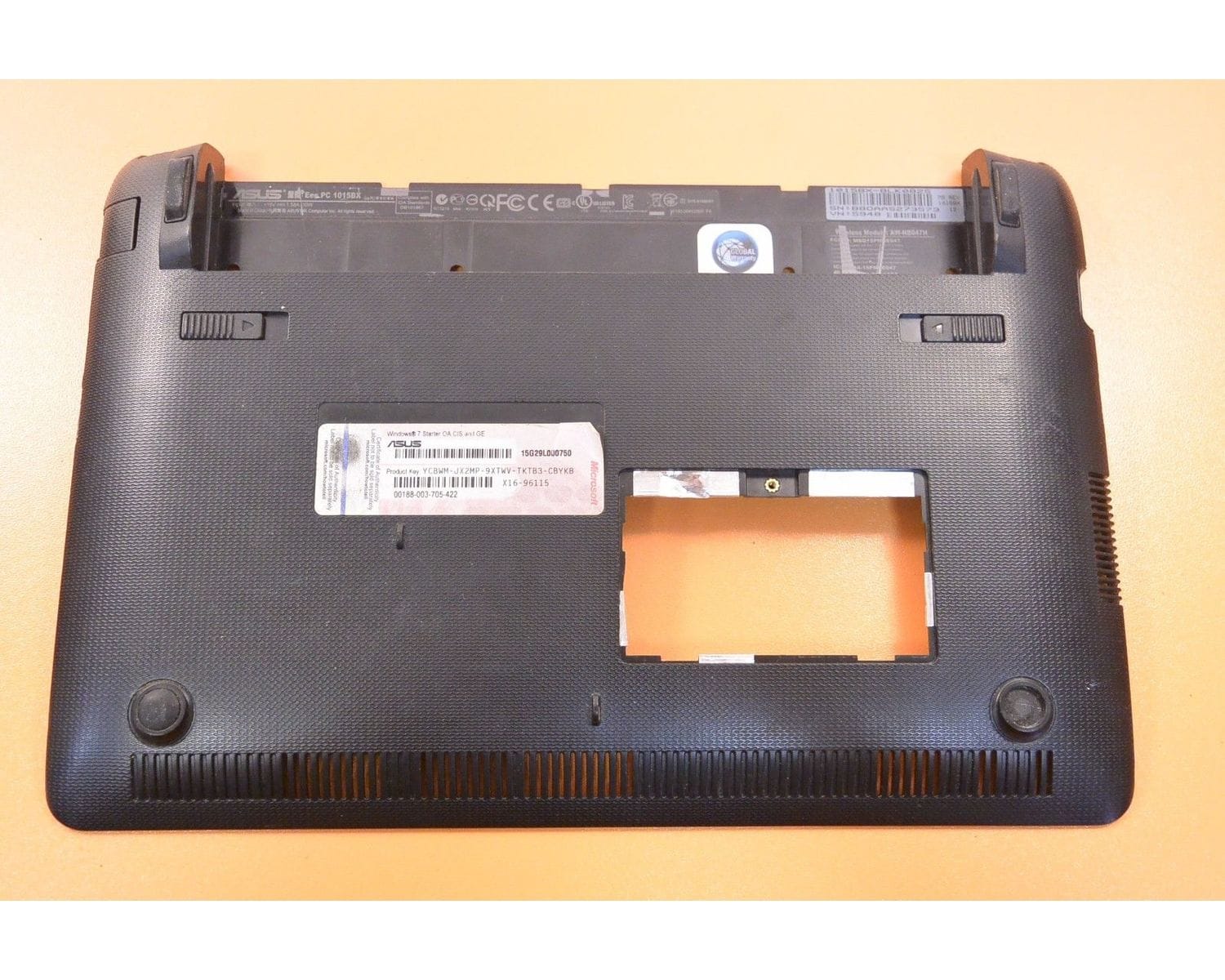 ASUS EEE PC 1015BX Поддон, нижняя часть, дно ноутбука 13NA-3KA0211 13GOA3K7AP011