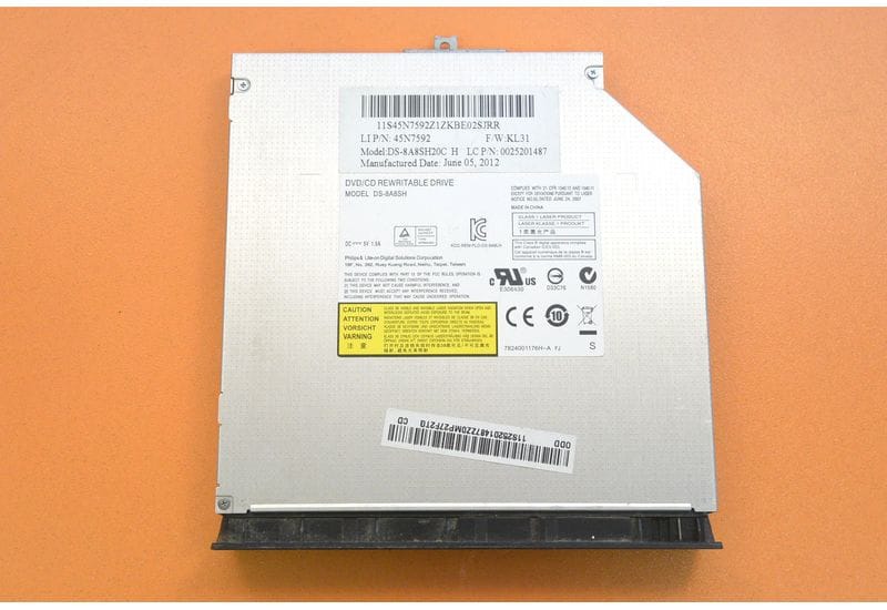 Lenovo Ideapad G580 DVD привод с панелькойS-8A8SH 45N7592